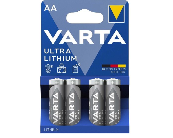 Staafbatterij-AA-Ultra-Lithium-4st.